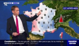 De la pluie sur une grande partie du territoire et des températures en hausse ce mercredi