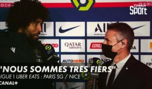 La réaction de Dante après la rencontre face au Paris SG - Ligue 1 Uber Eats