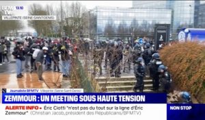 Quelques tensions en amont du meeting d'Éric Zemmour à Villepinte