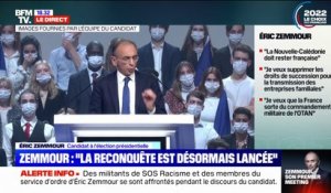 Éric Zemmour: "L'immigration zéro deviendra un objectif clair de notre politique"