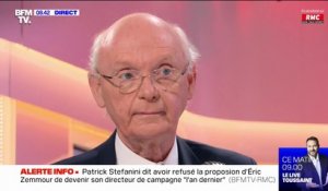 Immigration: Patrick Stefanini estime qu'Éric Ciotti est "légitime" à exprimer "des propositions fortes"