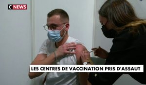 Covid-19 : les centres de vaccination pris d’assaut