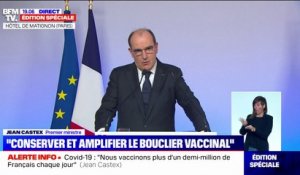 Jean Castex: "Le maintien de notre bouclier vaccinal (...) ne suffira pas pour endiguer cette 5e vague d'ici les fêtes de fin d'année"