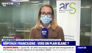 Covid-19: Amélie Verdier (ARS Île-de-France) annonce le déclenchement du plan blanc dans la région dès ce jeudi