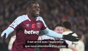 West Ham - David Moyes : "Zouma a impressionné tout le monde"