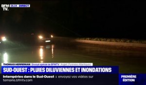 Intempéries au Pays basque: des automobilistes bloqués à cause de routes inondées ce vendredi