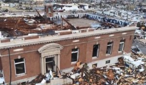 Tornade au Kentucky : les images aériennes de la dévastation au "point zéro"