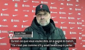 16e j. - Klopp : "Aston Villa s'est battu très dur, poussé par Stevie Gerrard"