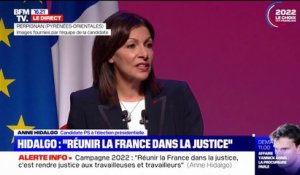 Anne Hidalgo souhaite "réunir la France dans la justice"
