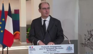 Réhabilitation des écoles de Marseille : intervention de Jean Castex