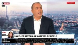 Le coup de gueule de Jean-Marc Morandini contre la grève à la SNCF: "C'est dégueulasse de faire ça la veille de Noël aux Français qui galèrent depuis des mois avec le Covid ! C'est minable !" - VIDEO