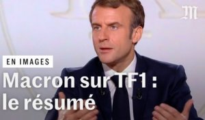 Covid, gilets jaunes, second mandat : le résumé vidéo de l’entretien d’Emmanuel Macron sur TF1