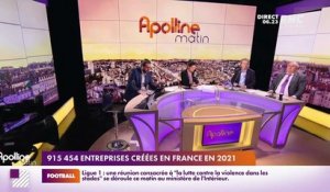 L’info éco/conso du jour d’Emmanuel Lechypre : 915 454 entreprises créées en France en 2021 - 16/12