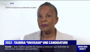 Présidentielle 2022: Christiane Taubira "envisage" une candidature