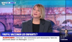 Pr Karine Lacombe: la vaccination des enfants est "une mesure absolument essentielle"