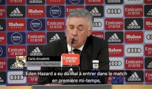 Ancelotti : "Hazard sera une arme de plus pour la deuxième moitié de saison"
