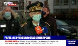 Le preneur d'otage à Paris "a fini par entendre raison", affirme Didier Lallement