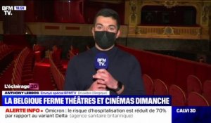 Variant Omicron: en Belgique, théâtres et cinémas ferment dimanche