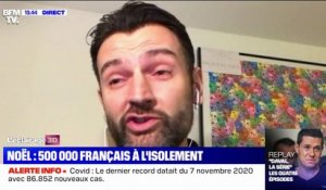 Covid-19: comme Jocelyn, 500.000 Français passeront Noël à l'isolement