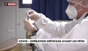 Covid : Opération dépistage avant les fêtes