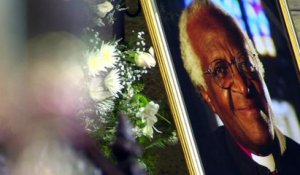 Dernier adieu à l'archevêque Desmond Tutu lors d'une cérémonie modeste