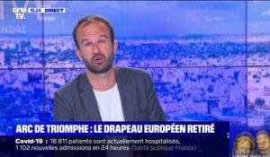 Drapeau sous l'Arc de Triomphe: "C'était une mauvaise décision", assure Manuel Bompard, député européen LFI et directeur de campagne de Jean-Luc Mélenchon