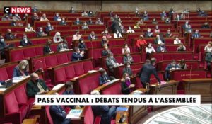 Pass vaccinal : débats tendus à l'Assemblée nationale