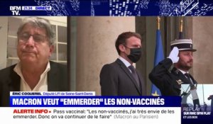 "Emmerder" les non-vaccinés: pour Éric Coquerel, Emmanuel Macron affiche un "mépris considérable"