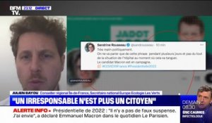 "Emmerder" les non-vaccinés: pour Julien Bayou, Emmanuel Macron "est entré en campagne en commençant par insulter une portion importante de la population"