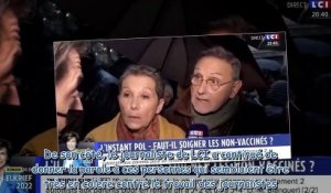 LCI - le journaliste Paul Larrouturou pris violemment à partie par des antivax (vidéo)