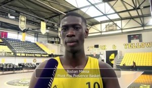 Interview maritima: Bodian Massa avant le match Fos Provence Basket contre Bourg