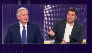 "Ressortir le Kärcher de la cave", différences avec Macron sur l'Europe... Le "8h30 franceinfo" de Michel Barnier