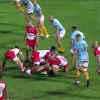 TOP 14 - Essai de Tristan TEDDER (USAP) - Biarritz Olympique - USA Perpignan - J15 - Saison 2021/2022
