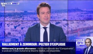 Guillaume Peltier (ex-LR) se dit "fidèle à ses convictions" après son ralliement à Éric Zemmour