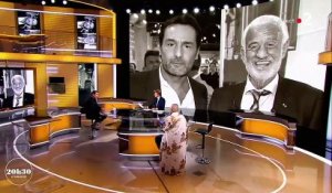 Gilles Lellouche très ému en évoquant une anecdote sur Jean-Paul Belmondo dans "20h30, le dimanche" sur France 2 - VIDEO