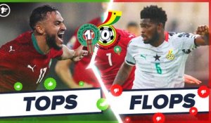 Les Tops et Flops de Maroc - Ghana : le Maroc peut s'incliner devant Boufal qui offre la victoire face au Ghana !