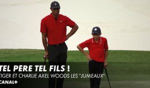 Tiger et Charlie Axel Woods les "jumeaux" - Golf Pga Tour