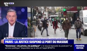 Le tribunal administratif de Paris suspend le port du masque en extérieur