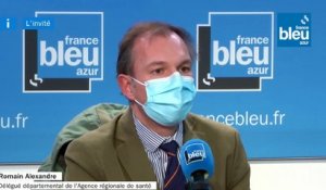 Invité 7h50: Romain Alexandre, délégué départemental de l'ARS en direct - France Bleu Azur (Vendredi 14 Janvier 2022)