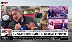Insultes: Jean-Luc Mélenchon traite le ministre Jean-Michel Blanquer de "crétin" pour sa gestion de la crise sanitaire dans les écoles - VIDEO
