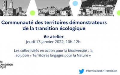 Atelier "Les collectivités en action pour la biodiversité : la solution TEN" | CGDD