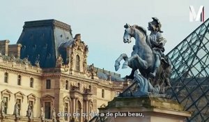 Regardez l'intégralité du clip de 3 minutes, très esthétique, que vient de mettre en ligne Marine Le Pen au Louvre pour imposer un duel avec Emmanuel Macron