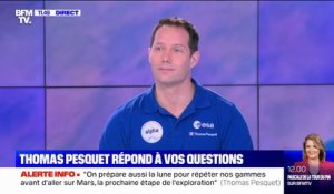 "Près d'un tiers" des 22.589 candidatures pour devenir astronaute à l'Esa sont françaises, se félicite Thomas Pesquet