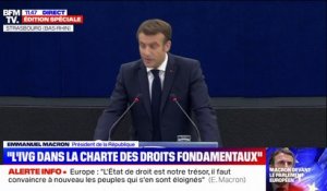 Discours devant le Parlement européen: Emmanuel Macron souhaite inscrire l'IVG dans la charte des droits fondamentaux