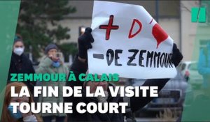 Le déplacement de Zemmour à Calais ne s'est pas fini comme prévu