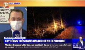 "Tout le Jura est profondément endeuillé": le préfet du Jura s'exprime sur l'accident de voiture dans lequel 4 lycéens sont morts ce mercredi