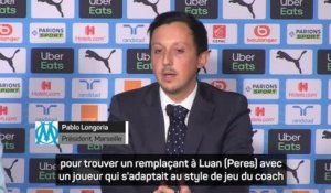 Marseille - Longoria : "Nous sommes ouverts à des sorties"