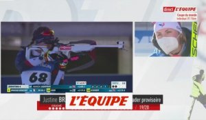 Braisaz-Bouchet : «Je suis contente d'être devant» - Biathlon - CM (F)