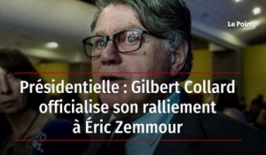 Présidentielle : Gilbert Collard officialise son ralliement à Éric Zemmour