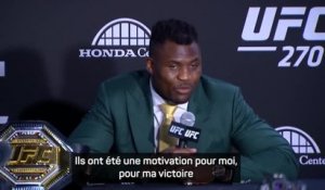 UFC - Ngannou : “Le Cameroun a été une motivation pour moi”
